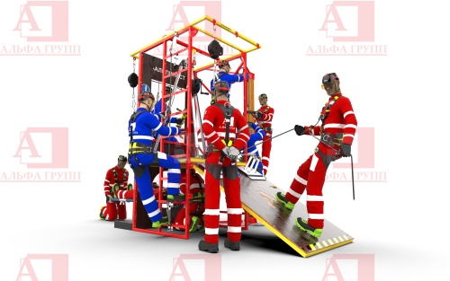 Учебно-тренировочный полигон Альпинист-2-0 (2,9м + бревно)