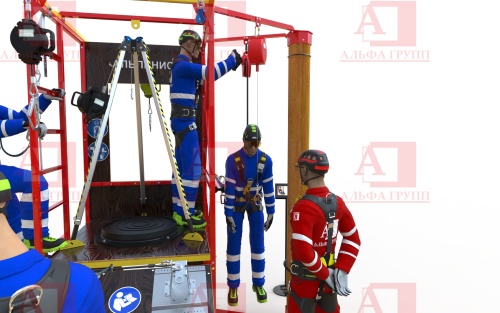 Учебно-тренировочный полигон Альпинист-2-0 (2,9м + бревно)